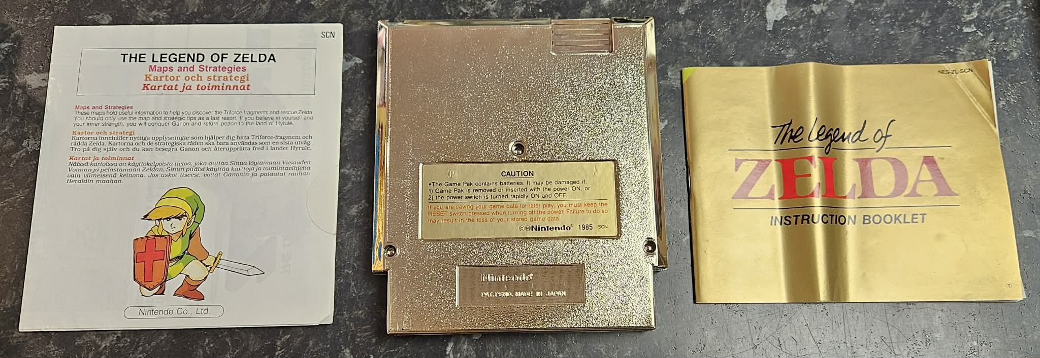 The Legend of Zelda käytetty (NES) SCN CIB - Image 4