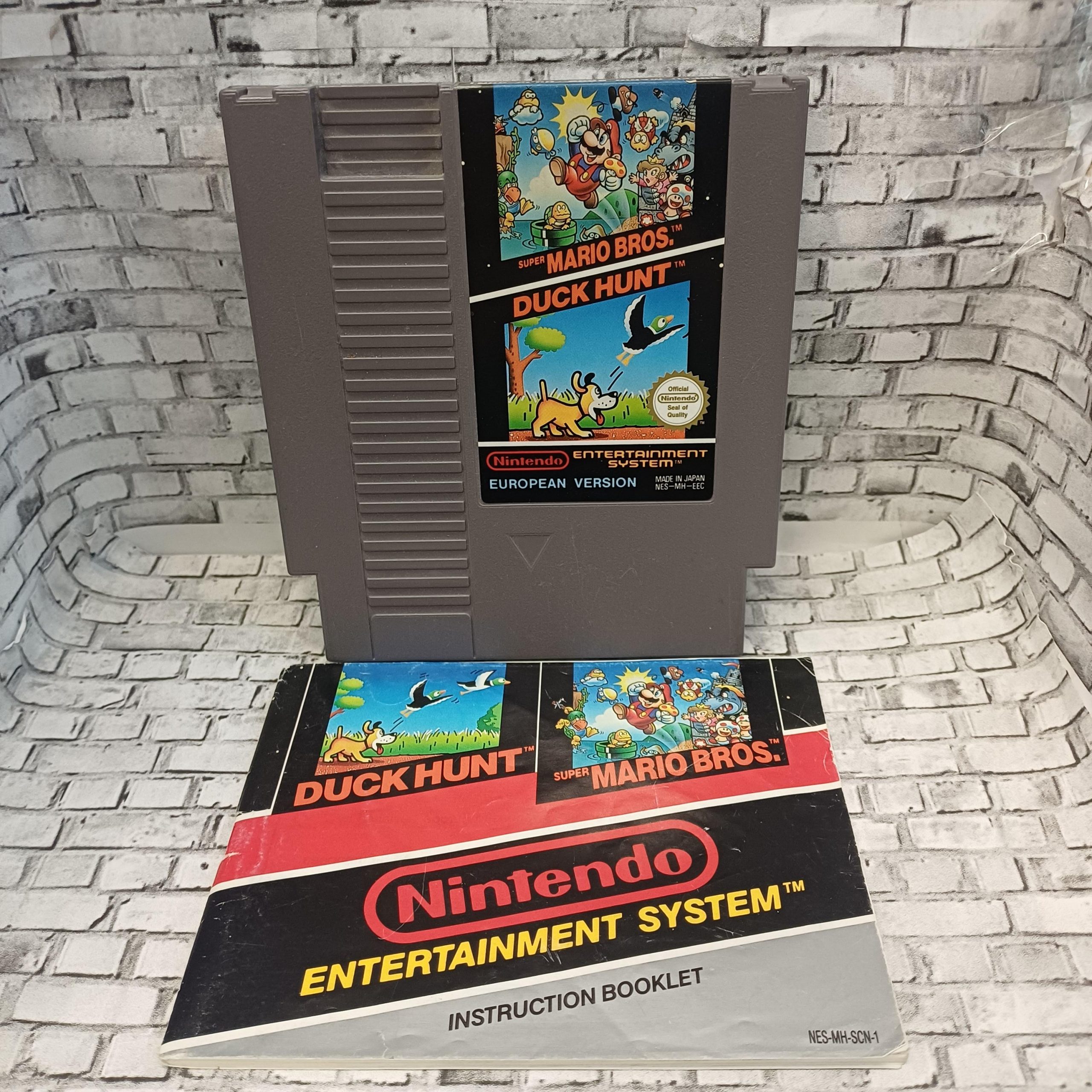 Super Mario Bros. / Duck Hunt käytetty (NES) EEC Loose + Ohjeet