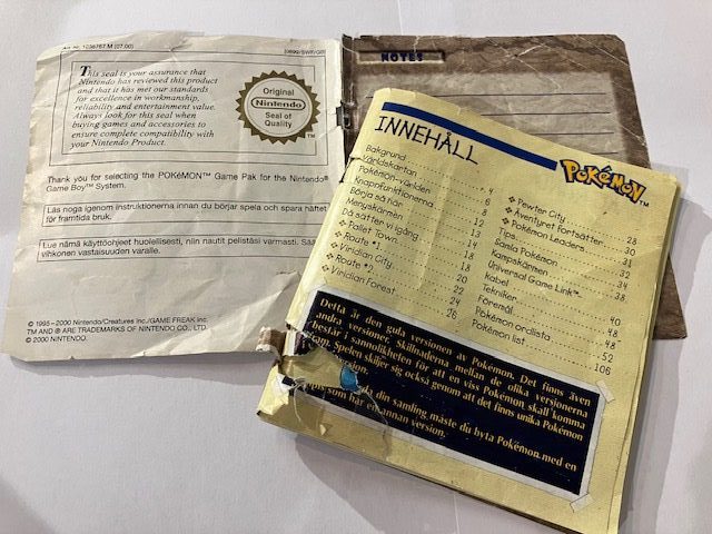 Pokémon Yellow käytetty (GB) "CIB" - Image 5