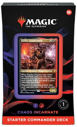 MTG Starter Commander Deck 2022: Chaos Incarnate (Black/Red)