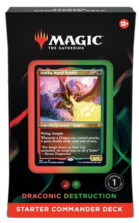 MTG Starter Commander Deck 2022: Draconic Destruction (Red/Green)