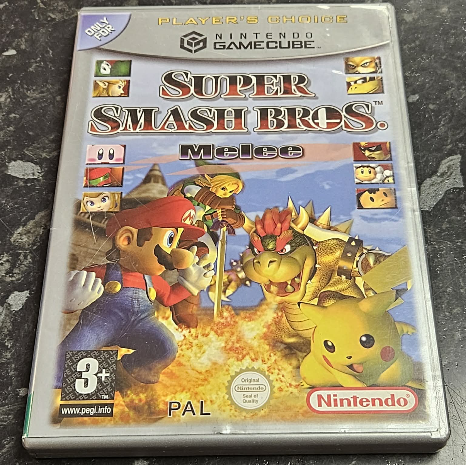Super Smash Bros. Melee käytetty (GC) Player's Choice Boxed