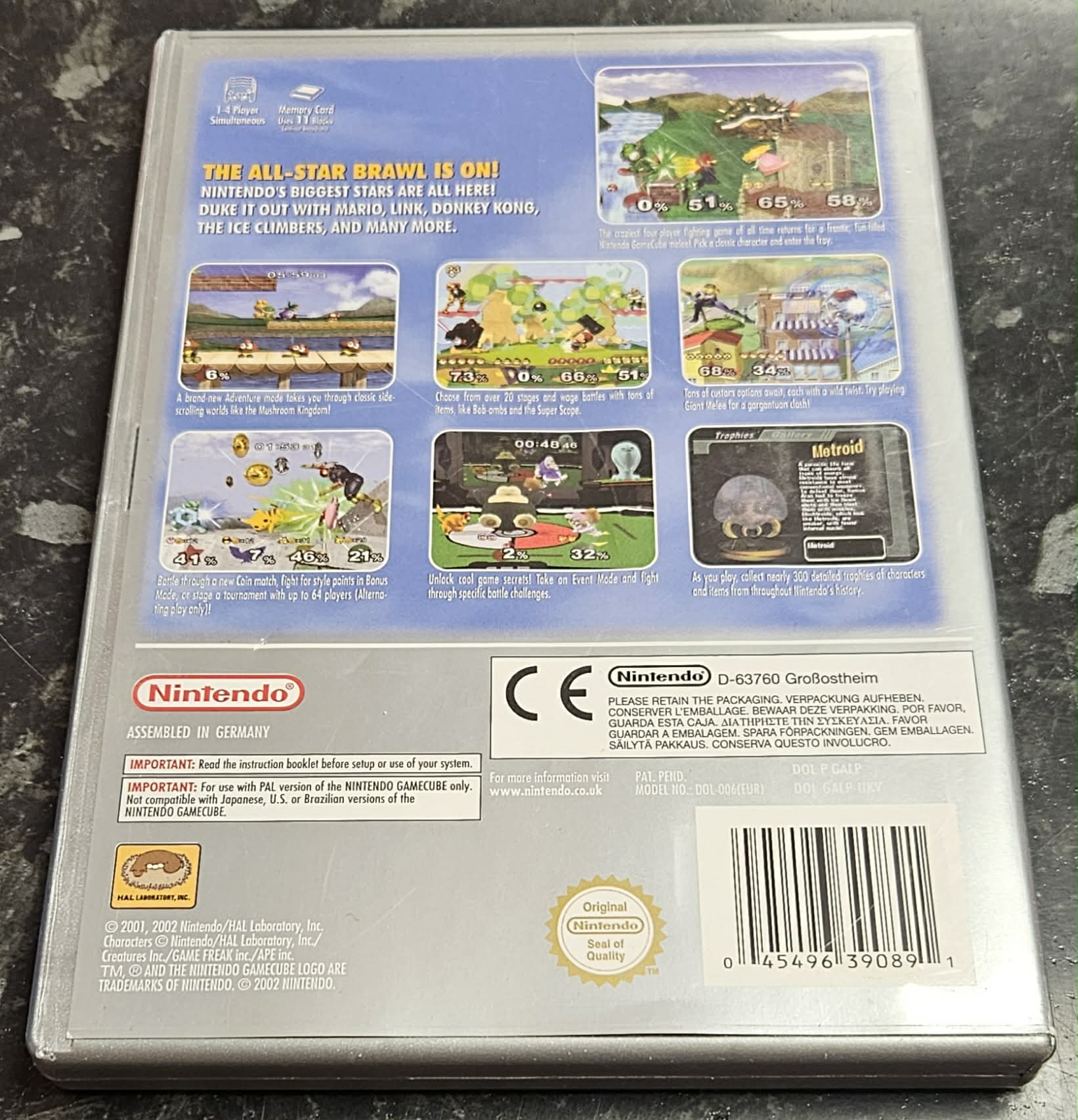 Super Smash Bros. Melee käytetty (GC) Player's Choice Boxed - Image 2