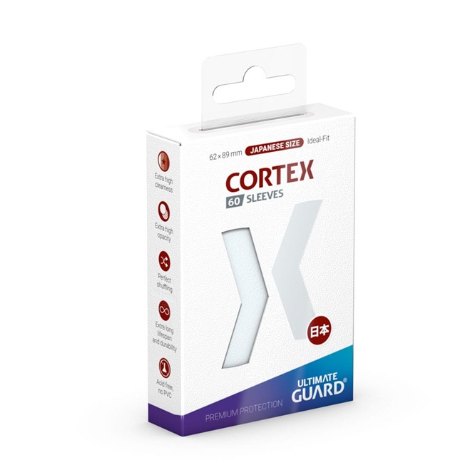Ultimate Guard Cortex Sleeves Japanese Size Classic Transparent-korttisuojat