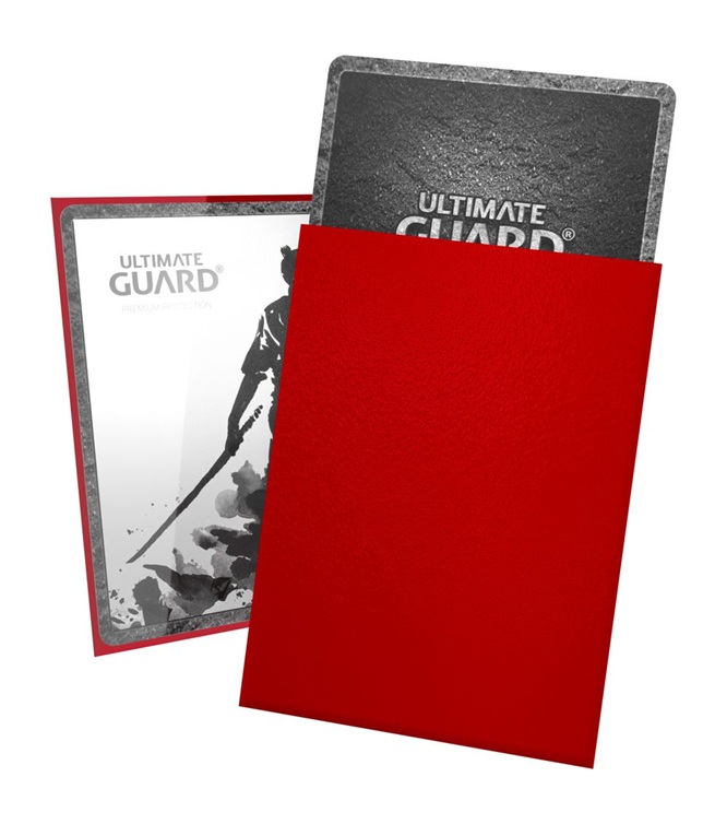 Ultimate Guard Katana Sleeves Standard Size Red -korttisuojat - Image 2