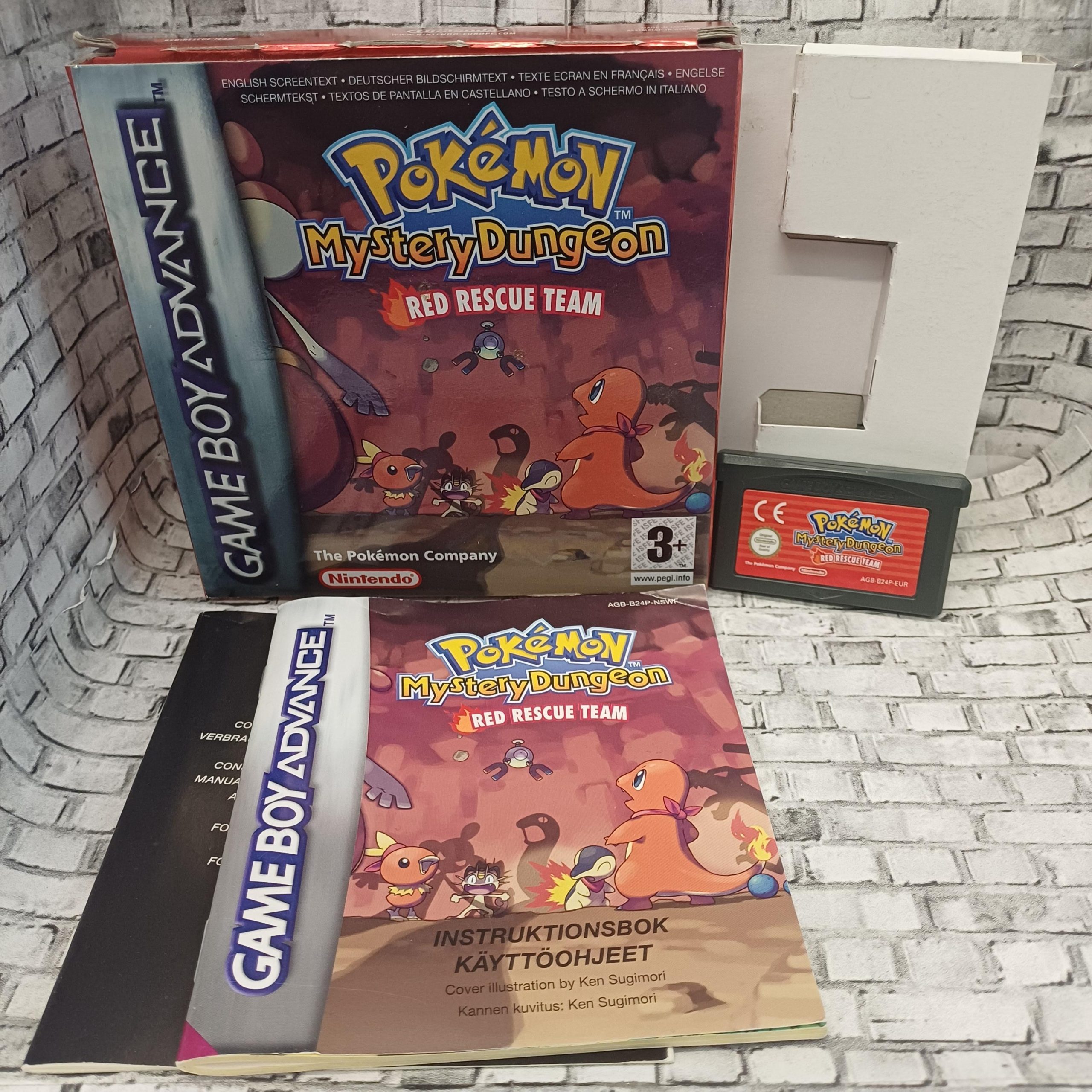 Pokémon Mystery Dungeon Red Rescue Team käytetty (GBA) CIB