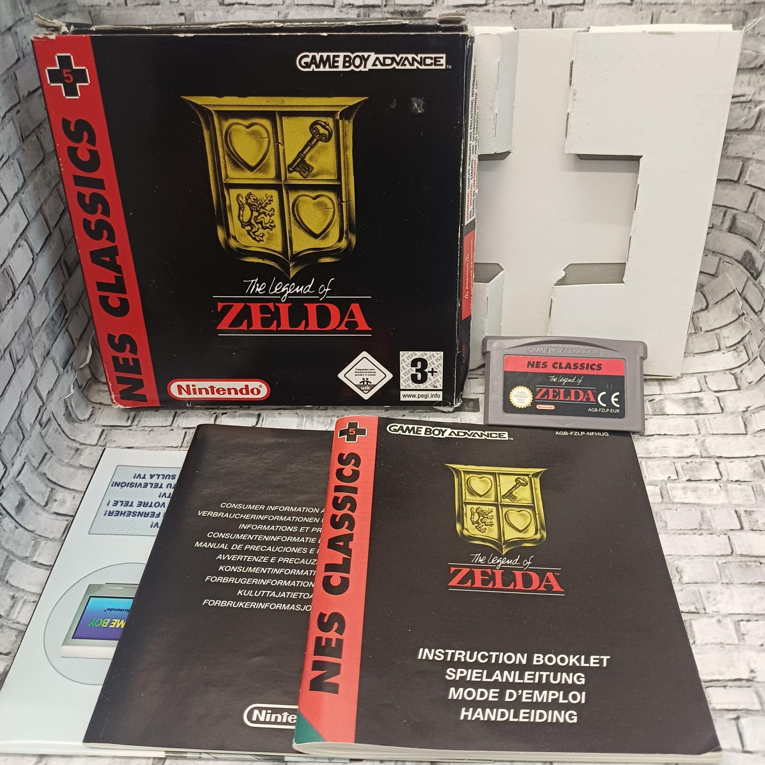 Zelda NES Classics käytetty (GBA) CIB