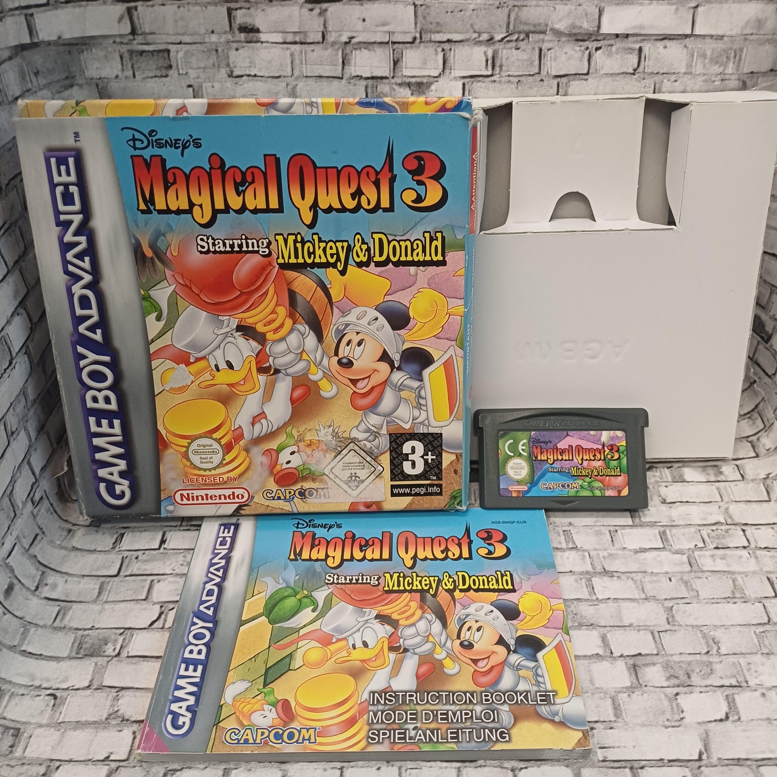 Disney's Magical Quest 3 Starring Mickey & Donald käytetty (GBA) CIB