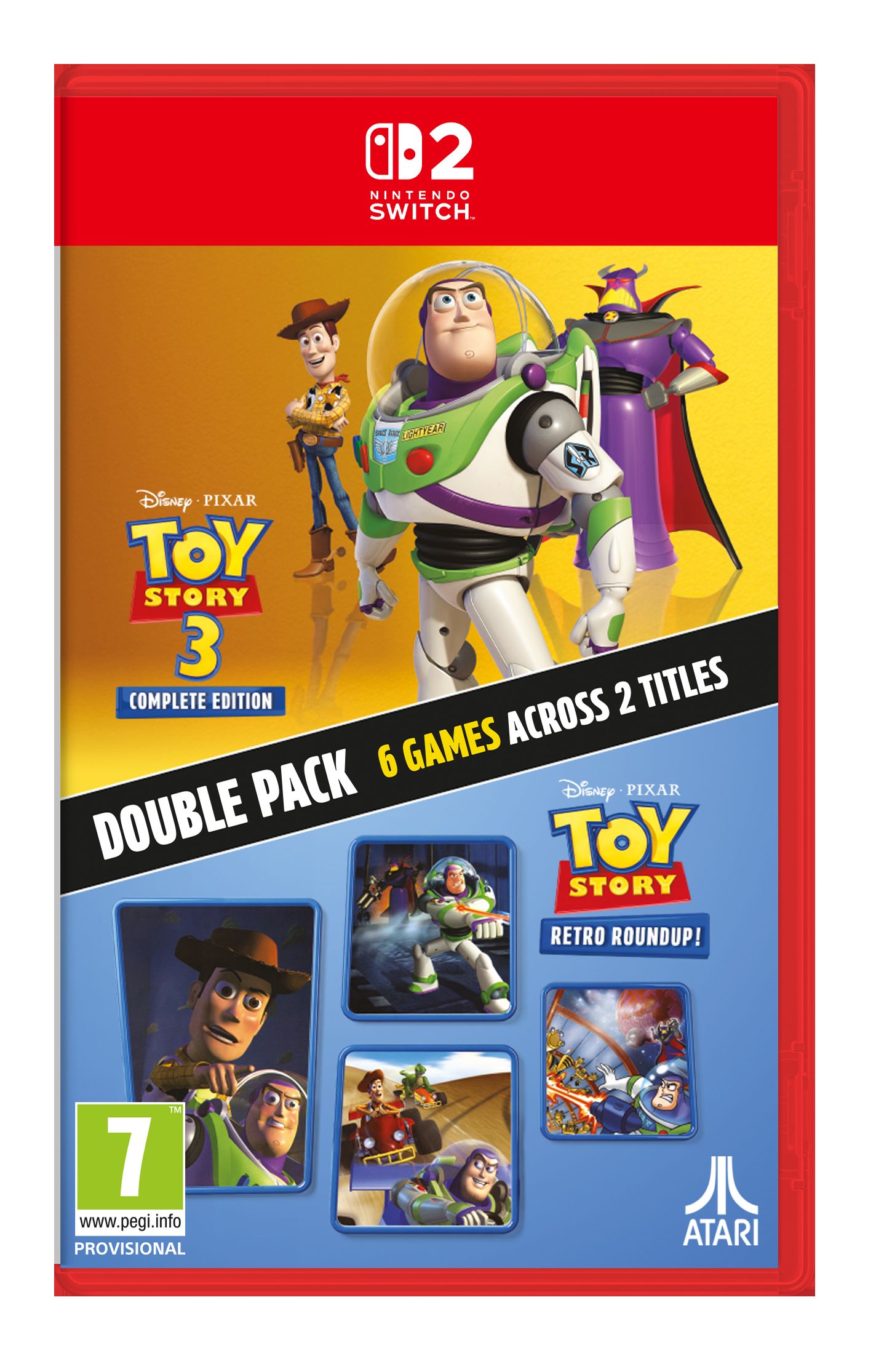 Toy Story: Retro Roundup! + Toy Story 3 Complete Edition Double Pack (Switch 2)