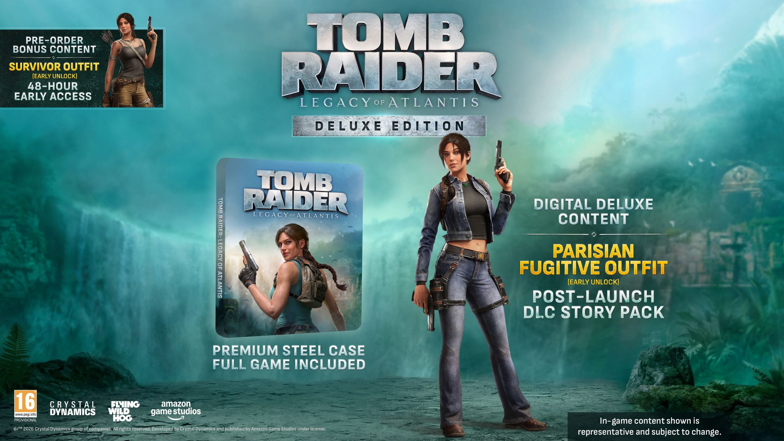 Tomb Raider: Legacy of Atlantis Deluxe Edition + Ennakkotilaajan edut (PS5) - Image 2