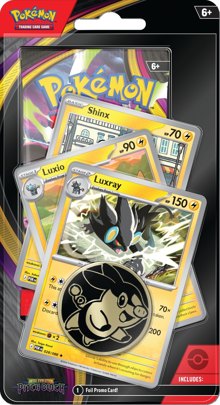 Pokémon TCG Mega Evolution 05: Pitch Black - Premium Checklane Blister Luxray