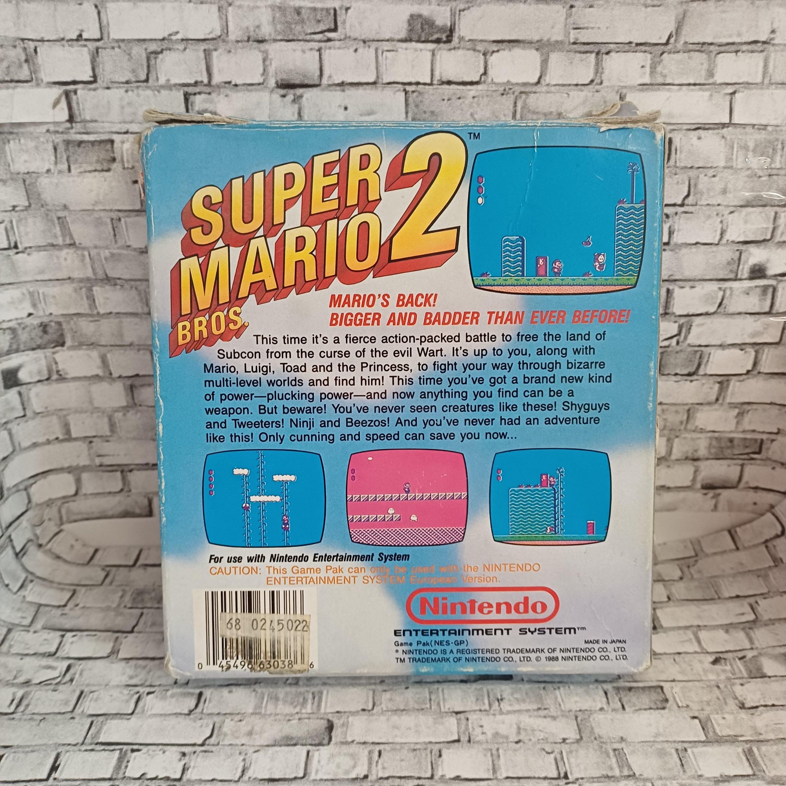 Super Mario Bros. 2 käytetty (NES) EEC Boxed - Image 4