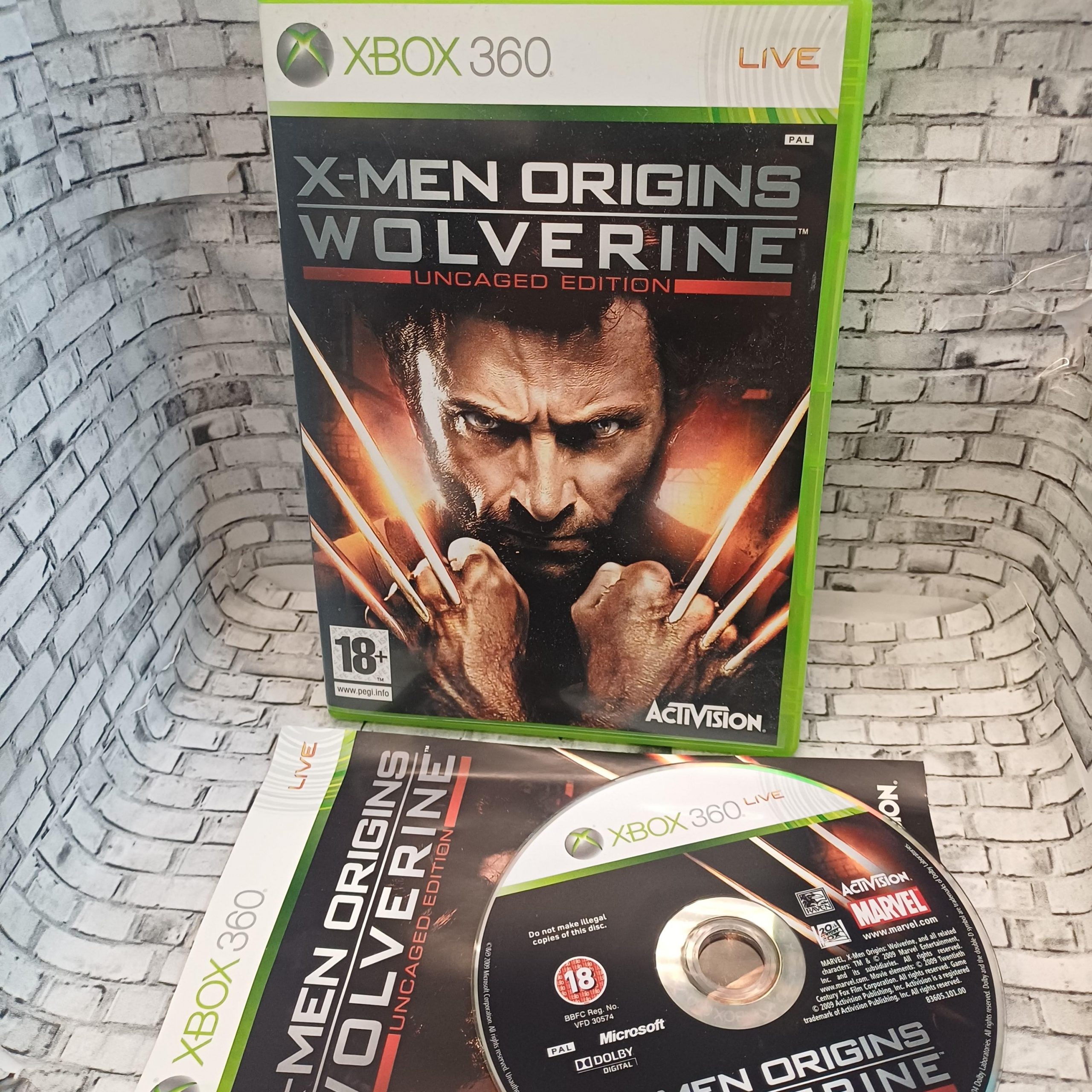 X-Men Origins Wolverine Uncaged Edition käytetty (Xbox 360) CIB