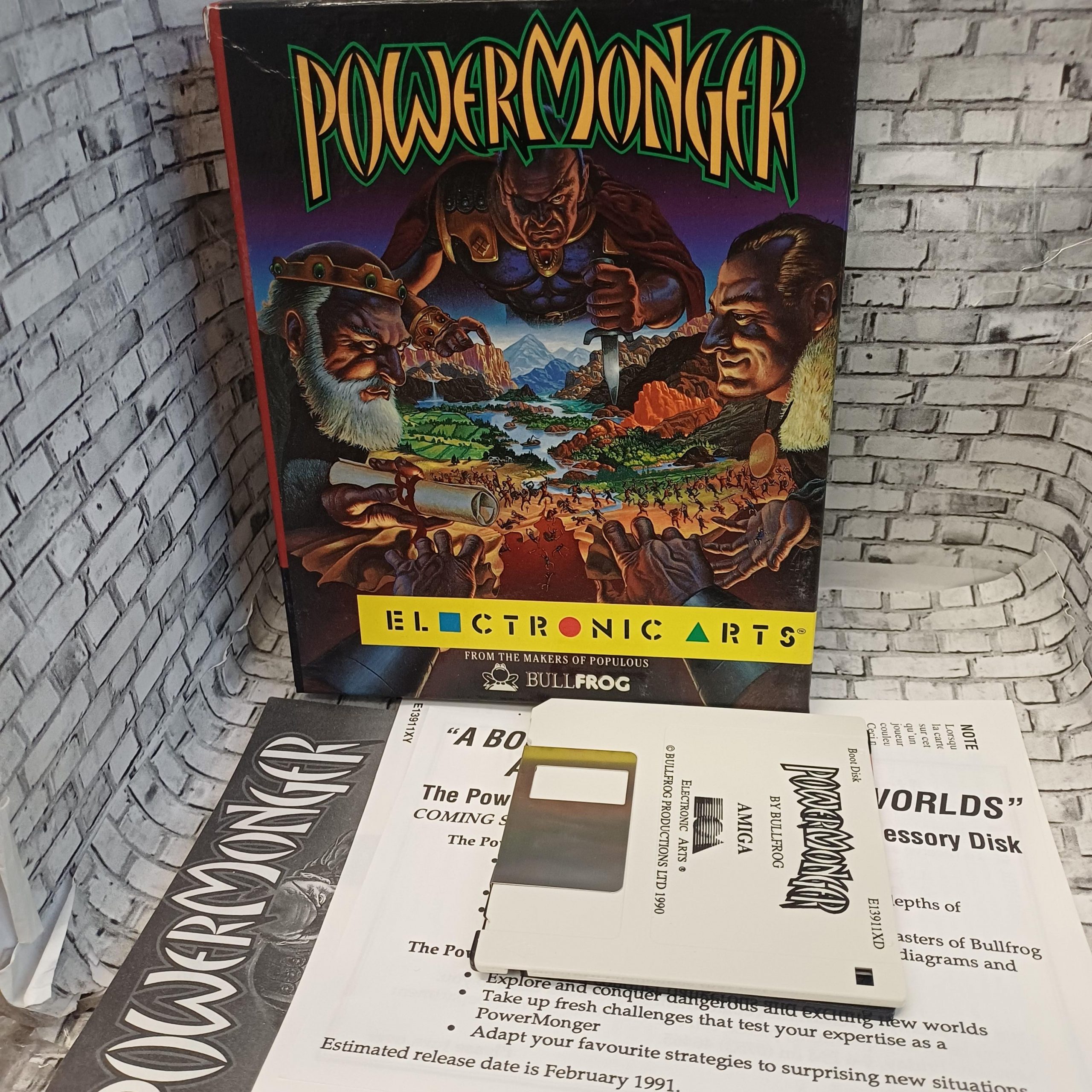 Powermonger käytetty (Amiga)