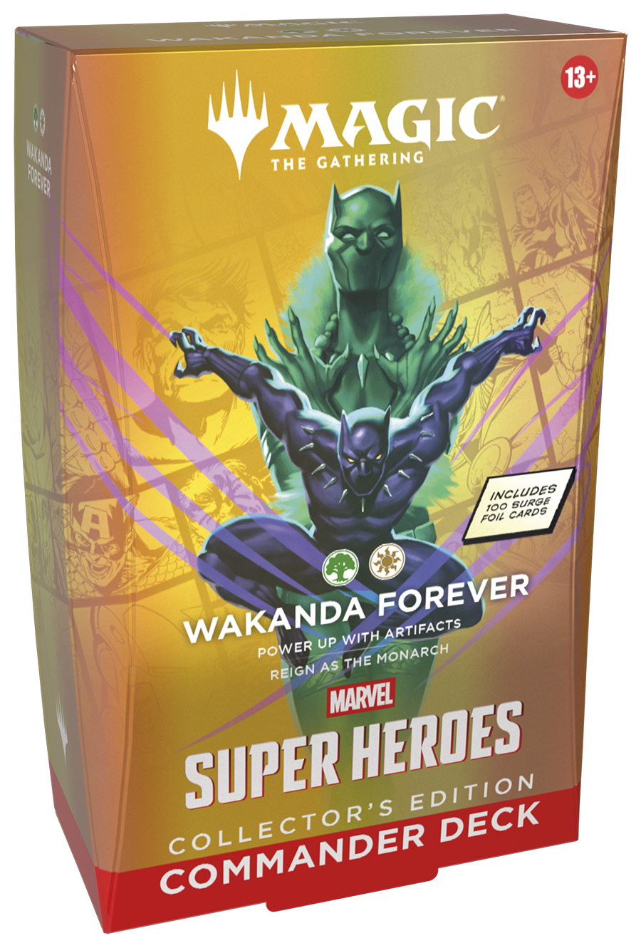 MTG Marvel Super Heroes Collector Commander Deck Wakanda Forever
