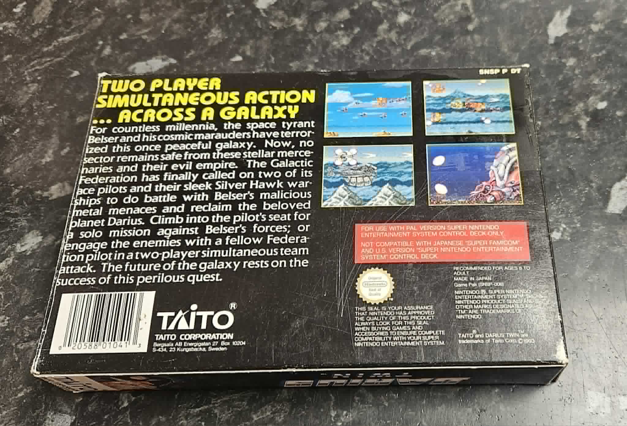 Darius Twin käytetty (SNES) SCN CIB - Image 2