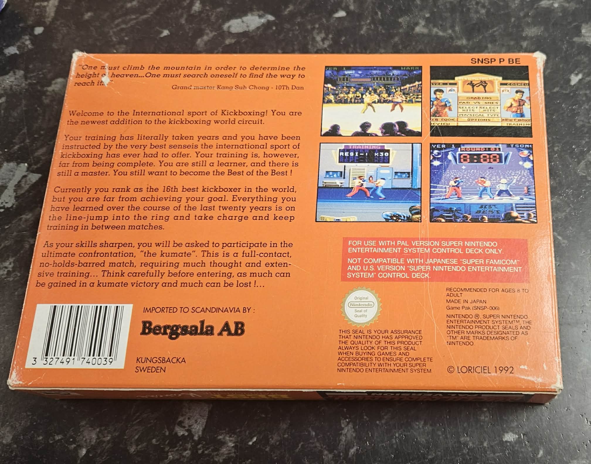 Best of the Best Championship Karate käytetty (SNES) SCN CIB - Image 2
