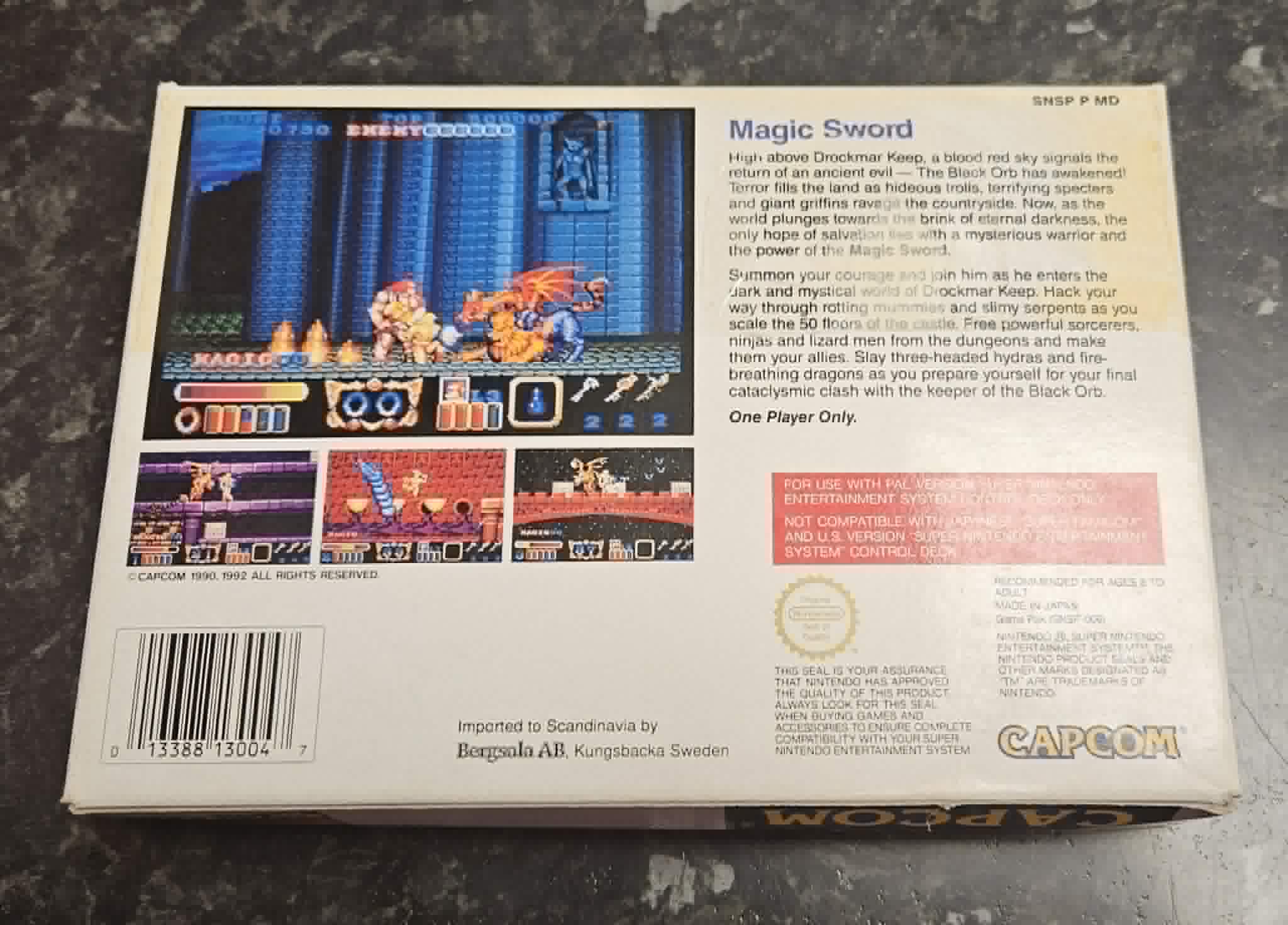 Magic Sword käytetty (SNES) SCN CIB - Image 2