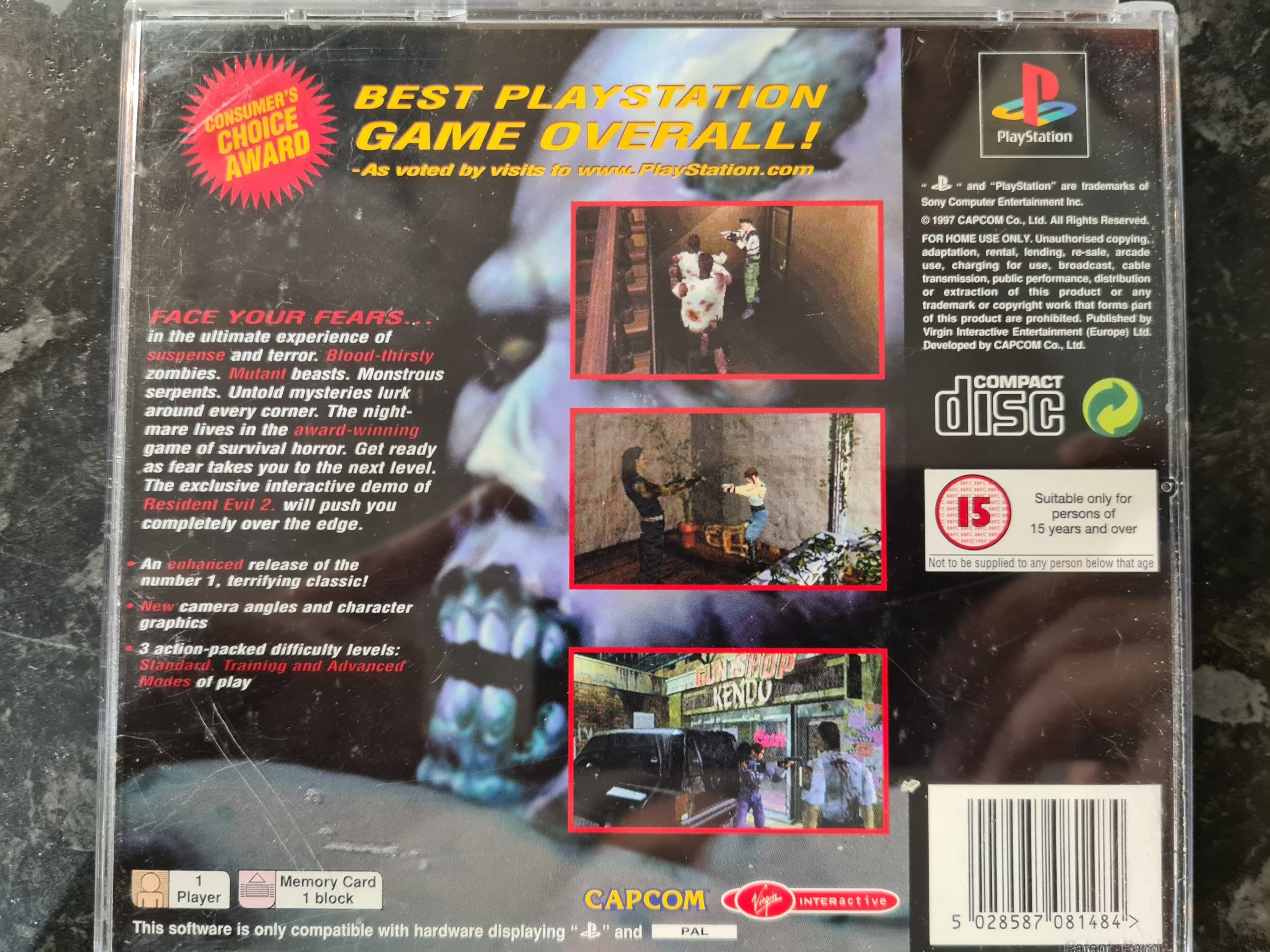 Resident Evil Director's Cut käytetty (PS1) CIB - Image 2