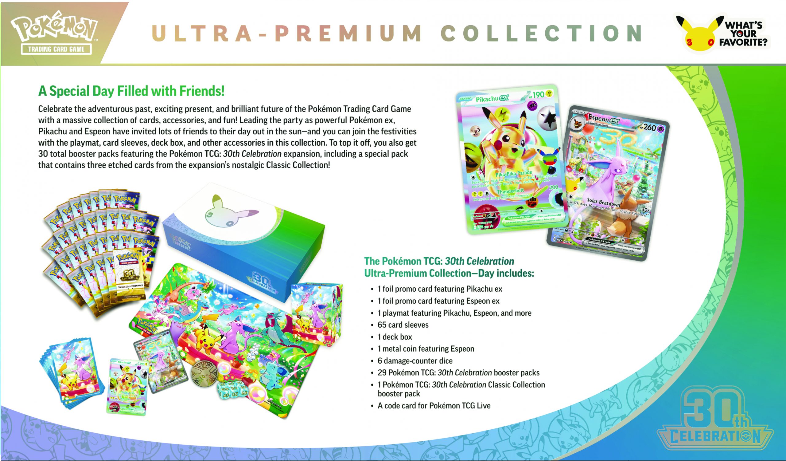 Pokémon TCG 30th Anniversary Celebration Ultra Premium Collection Day - Image 3