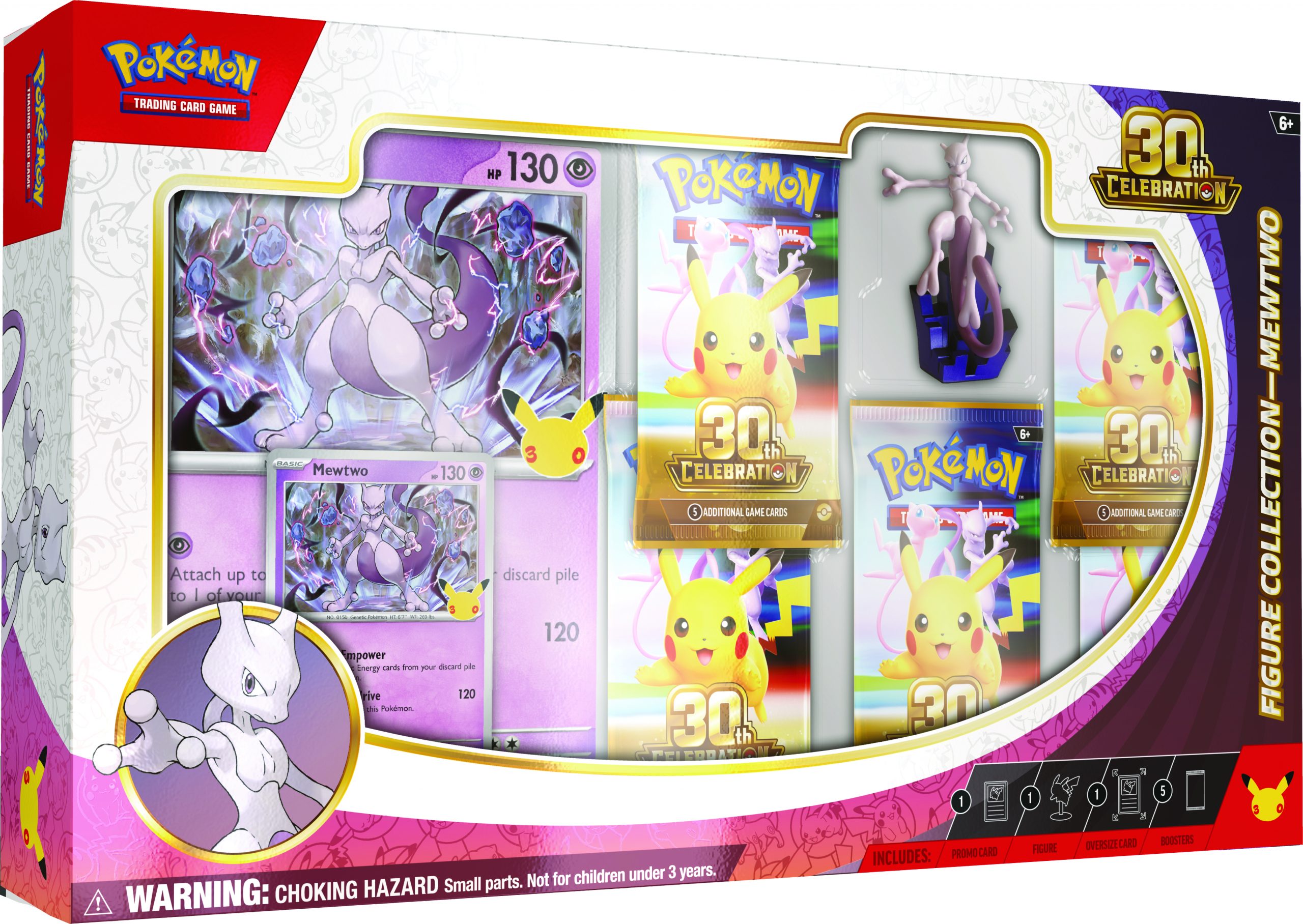 Pokémon TCG 30th Anniversary Celebration Figure Collection Mewtwo