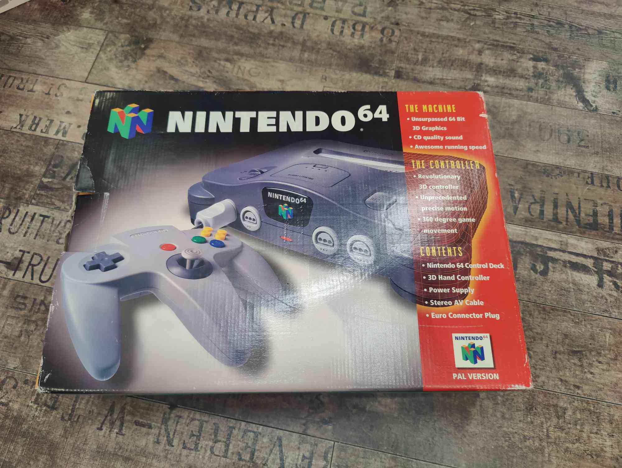 Nintendo 64 konsoli + Star Wars Racer bundle (CIB)