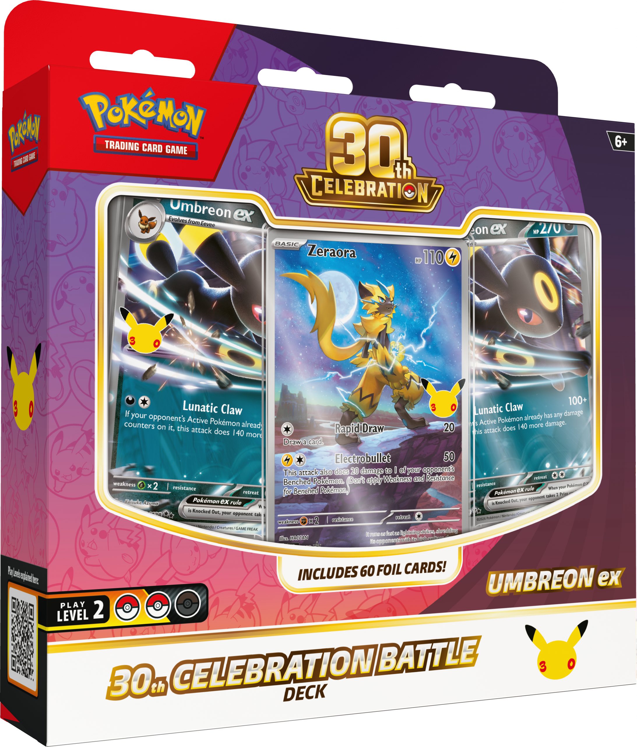 Pokémon TCG 30th Anniversary Celebration Battle Deck Umbreon ex