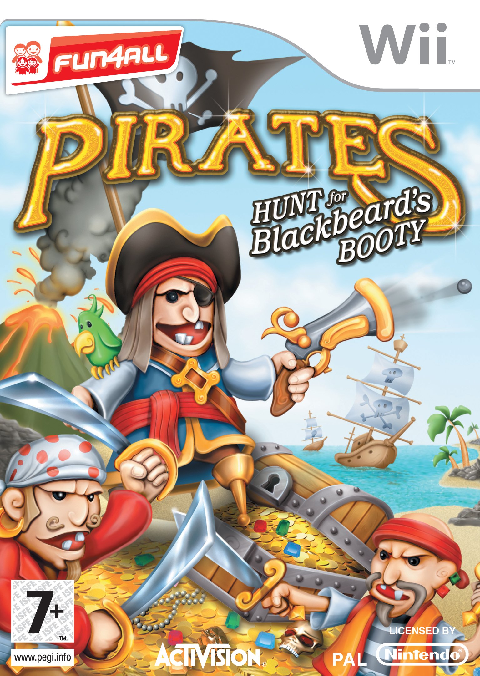 Pirates: Hunt for Blackbeard's Booty käytetty (Wii)