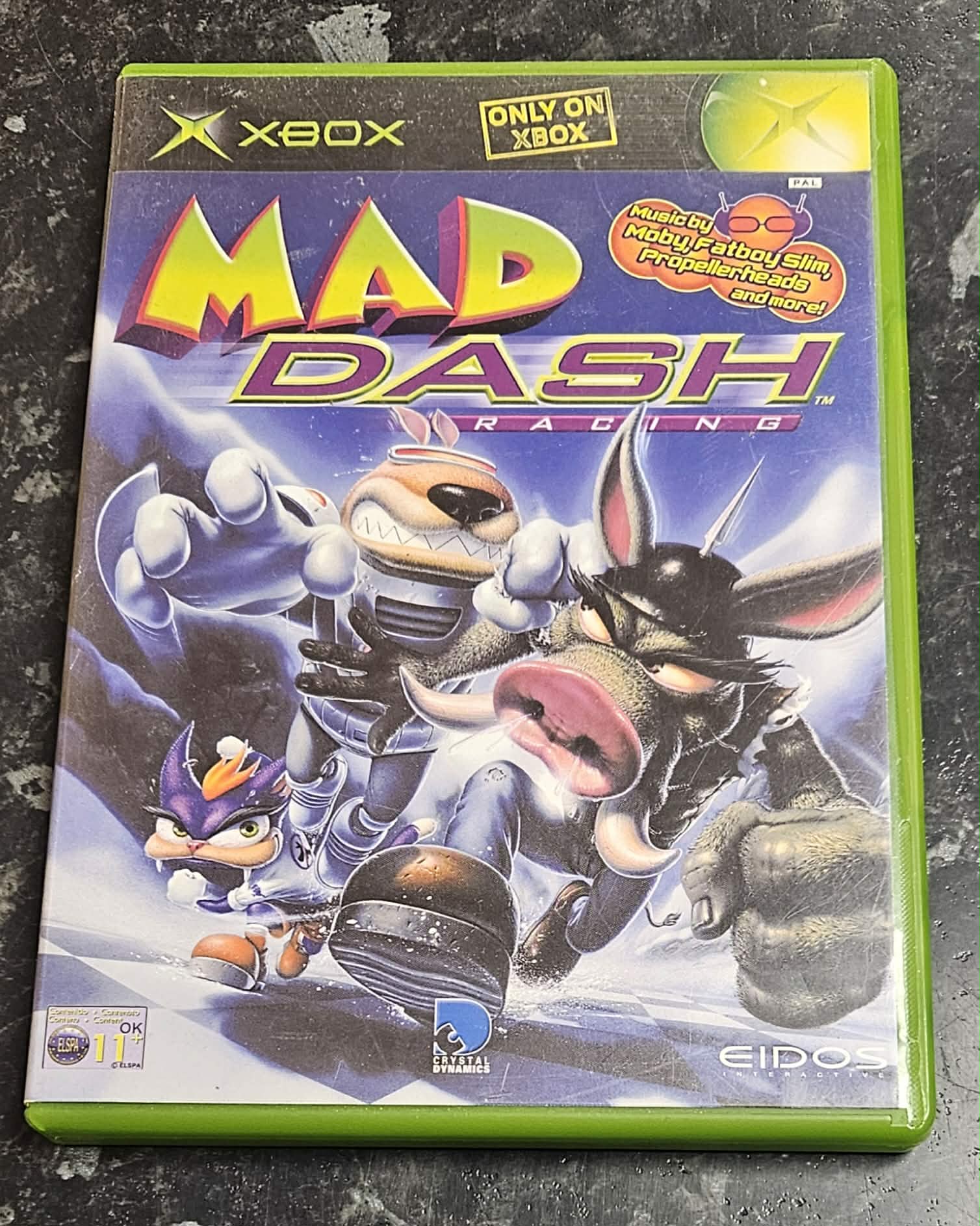 Mad Dash Racing käytetty (Xbox) CIB