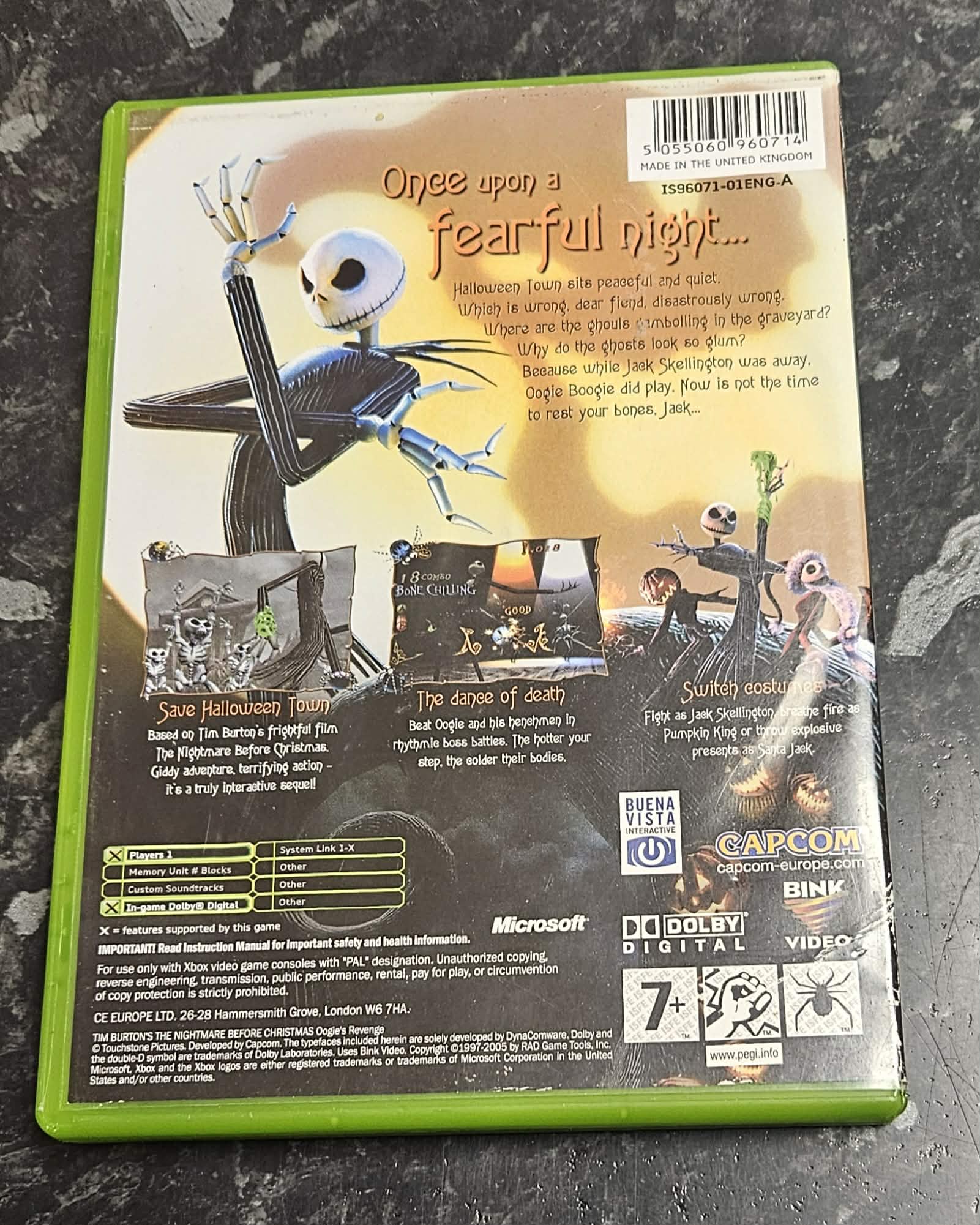 The Nightmare Before Christmas: Oogie's Revenge käytetty (Xbox) CIB - Image 2