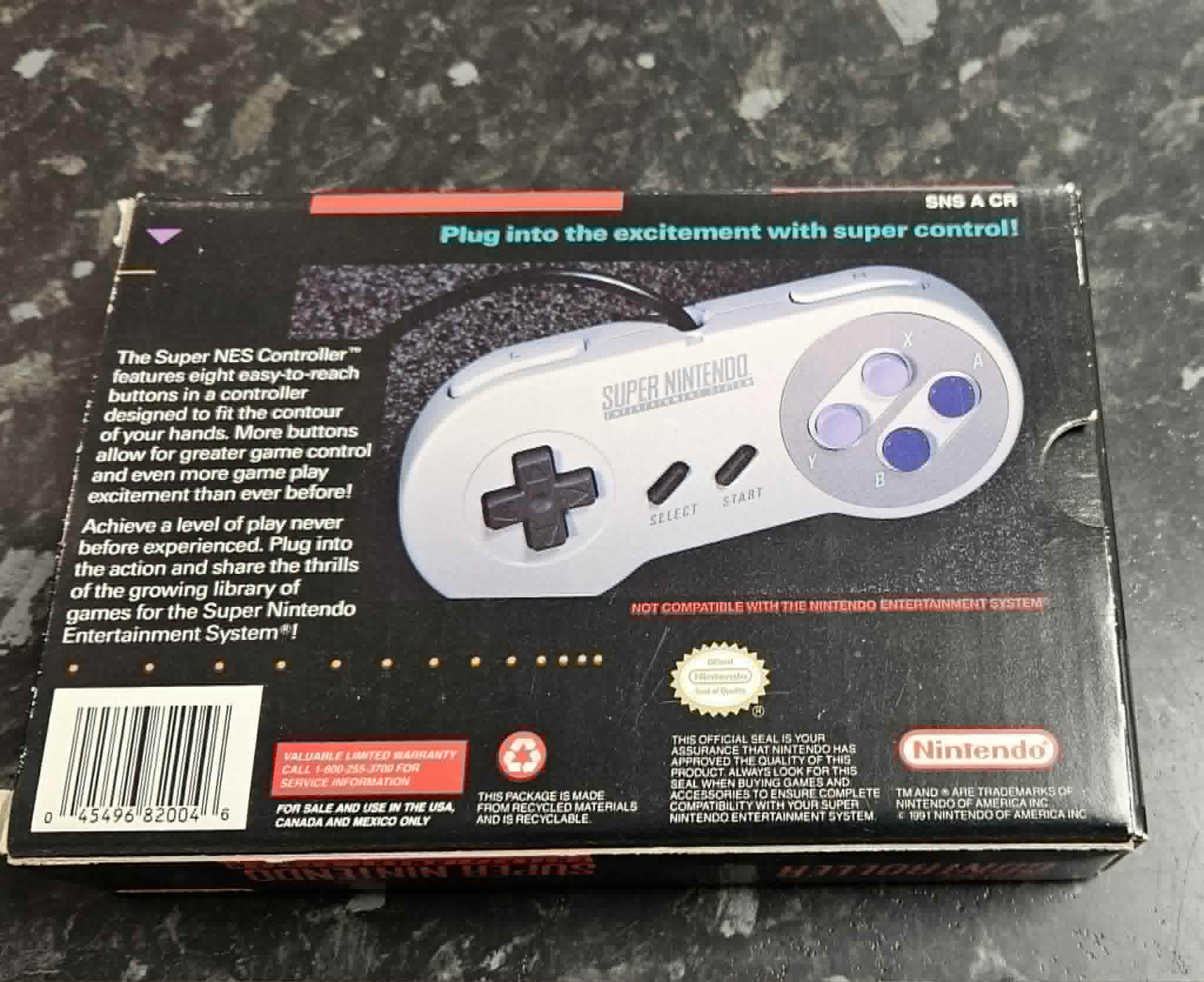 Super Nintendo Ohjain käytetty (SNES) Boxed - Image 2