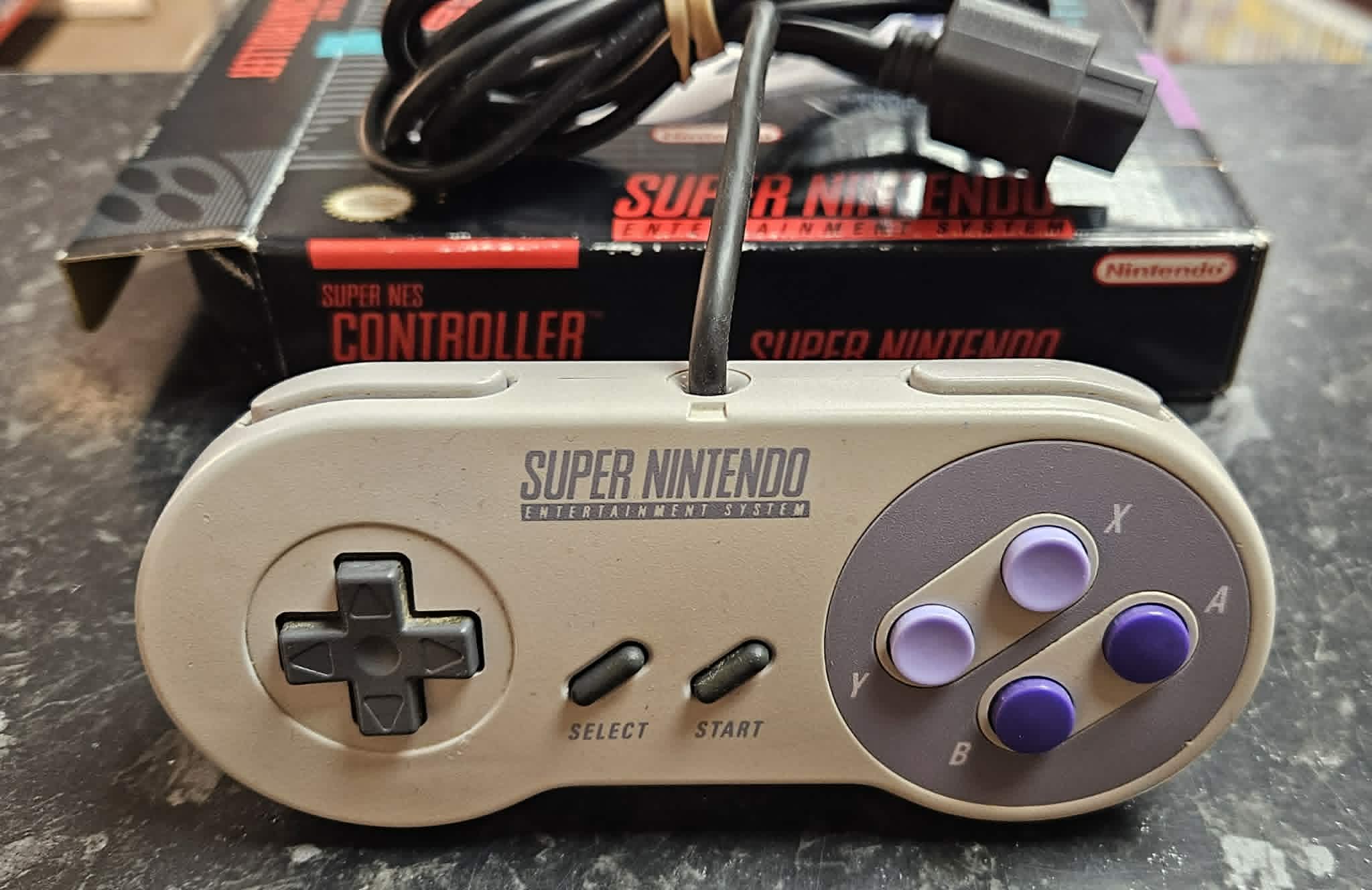Super Nintendo Ohjain käytetty (SNES) Boxed - Image 3