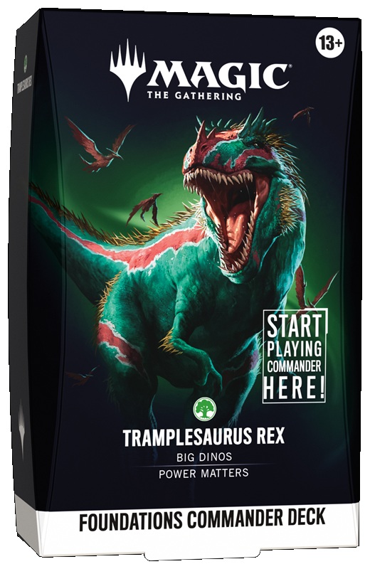 MTG Foundations Commander Deck: Tramplesaurus Rex (Green)