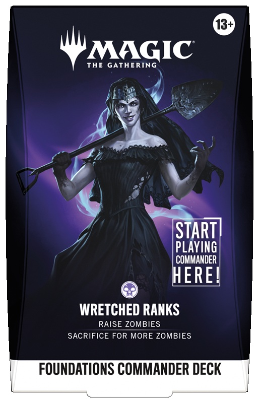 MTG Foundations Commander Deck: Wretched Ranks (Black)