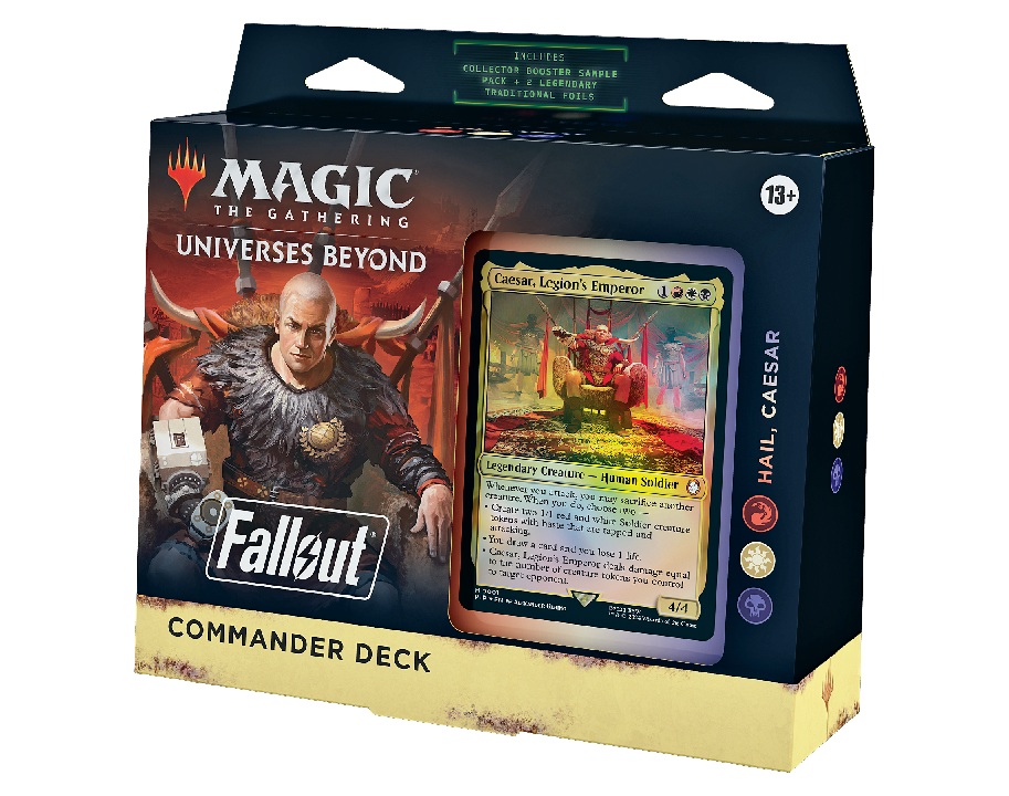 MTG: Universes Beyond – Fallout Commander Deck - Hail, Caesar! (Red/White/Black)