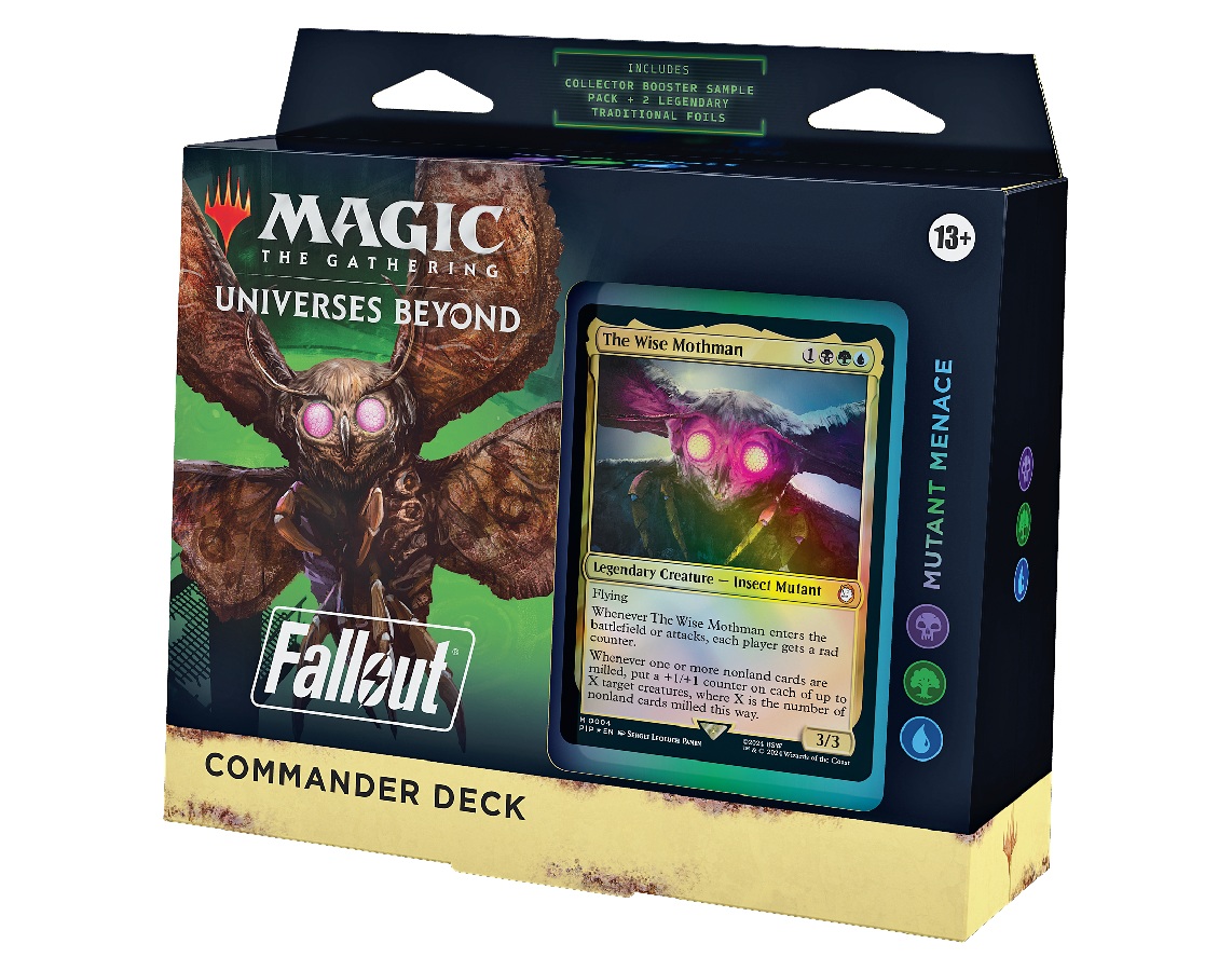 MTG: Universes Beyond – Fallout Commander Deck - Mutant Menace (Black/Green/Blue)