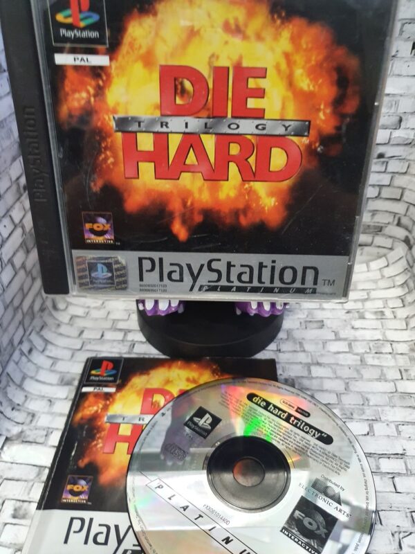 Die Hard Trilogy käytetty (PS1) CIB