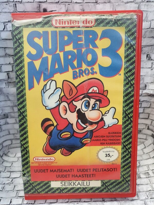 Super Mario Bros 3 SCN (NES) RENTAL "CIB"