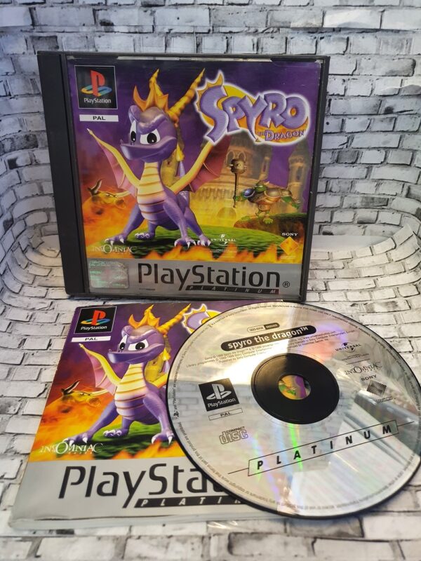 Spyro the Dragon käytetty (PS1) Platinum CIB