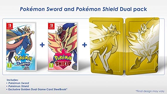 Pokémon Sword and Pokémon Shield - Dual Pack -pelipaketti (Switch)