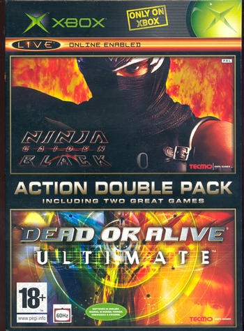 Action Double Pack - Ninja Gaiden Black & Dead or Alive Ultimate käytetty (Xbox)