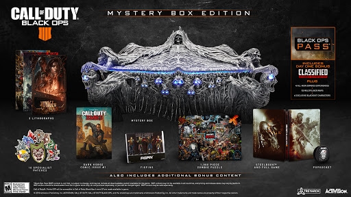 Call of Duty Black Ops IIII Mystery Box käytetty (PS4)