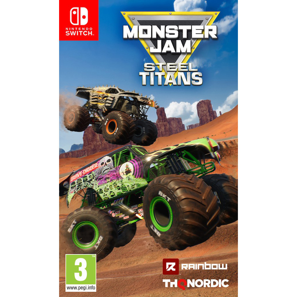 Monster Jam Steel Titans käytetty (Switch)