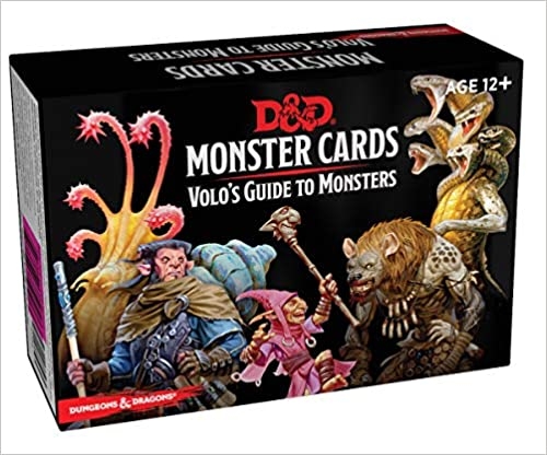 Dungeons & Dragons 5th Edition Monster Cards: Volo's Guide to Monsters