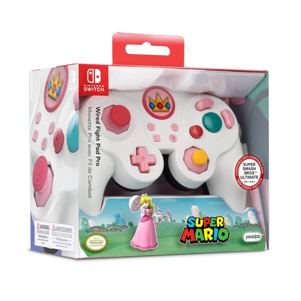 Switch Smash Pad Pro Peach wired Controller