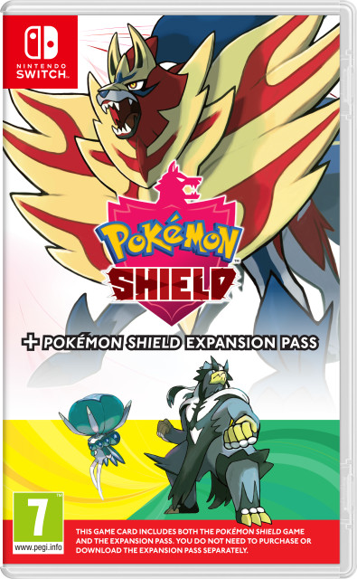 Pokémon Shield + Pokémon Shield Expansion Pass käytetty (Switch) CIB