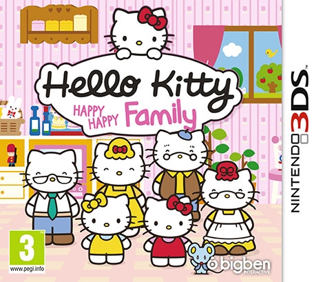 Hello Kitty Happy Happy Family käytetty (3DS)