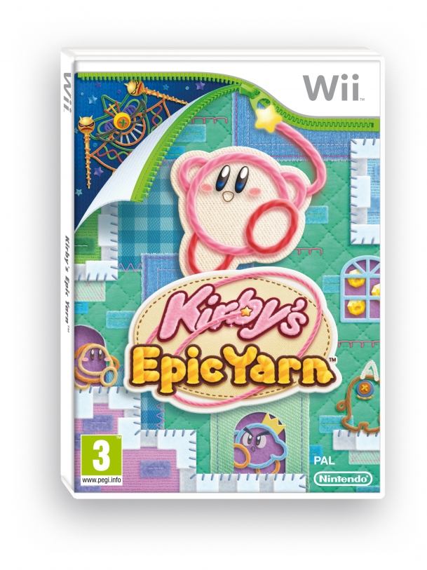 Kirby's Epic Yarn käytetty (Wii) CIB