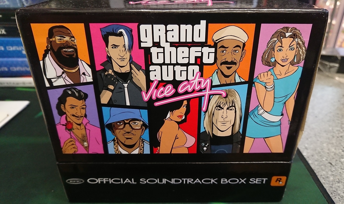 Grand Theft Auto Vice City Soundtrack Boxi K Ytetty CD Pelimies   Dsc 0767 