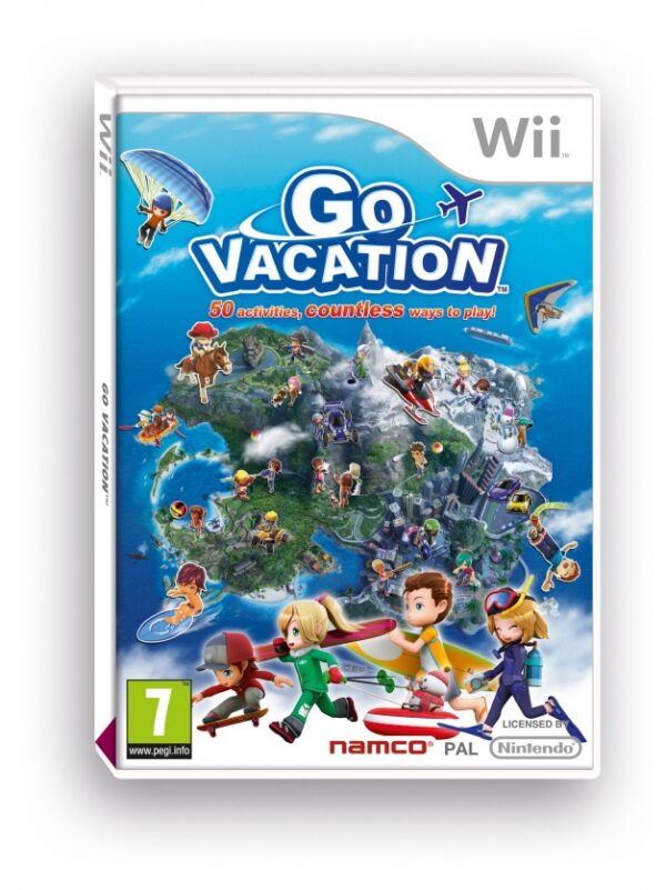 Go Vacation - Jeu Wii Occasion Avec Notice - État Bon - Action/Aventure - Éditeur Namco - PEGI 12